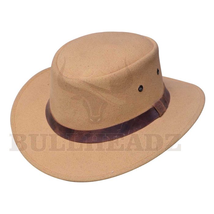 Cowboy Leather Safari Hat